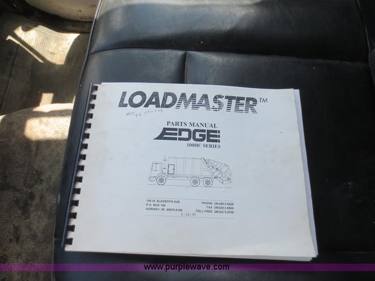 image for item D5818 1999 Sterling Atera Cargo refuse truck