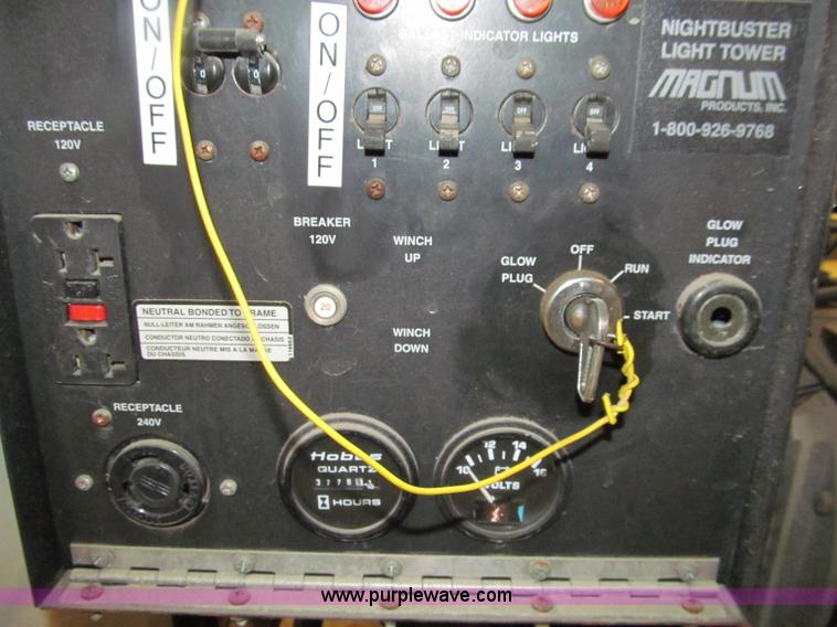 image for item D7272 Magnum portable light tower