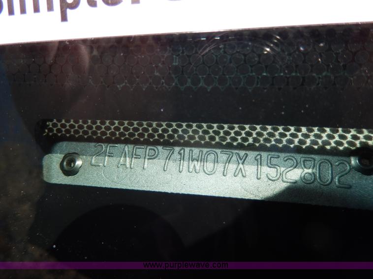 image for item D8055 2007 Ford Crown Victoria Police Interceptor