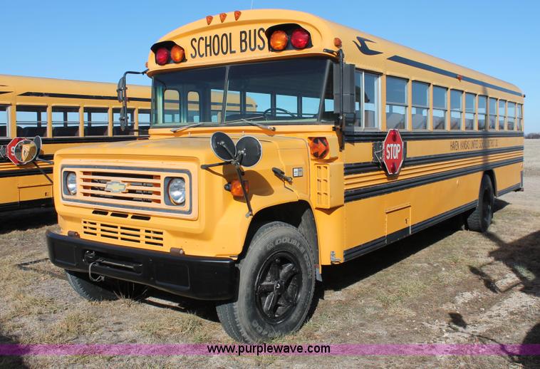 image for item E2581 1991 Blue Bird 60 school bus