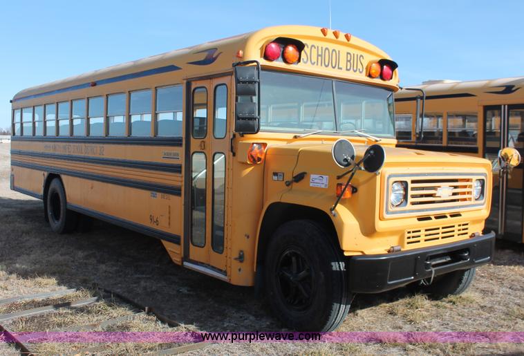 image for item E2581 1991 Blue Bird 60 school bus