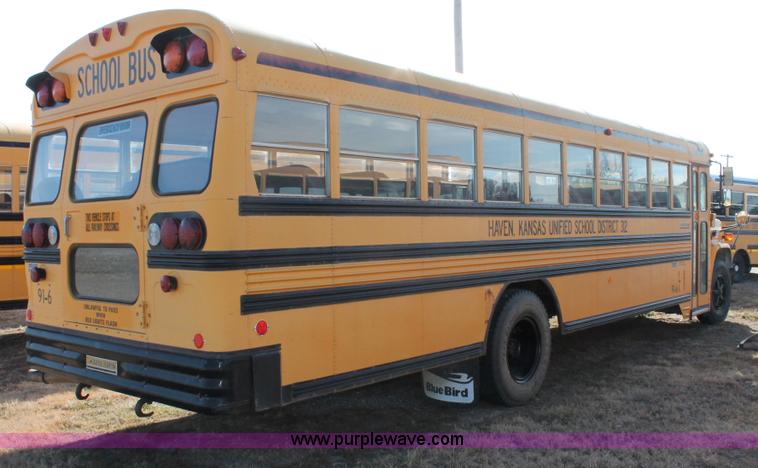 image for item E2581 1991 Blue Bird 60 school bus
