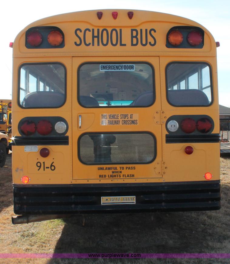 image for item E2581 1991 Blue Bird 60 school bus