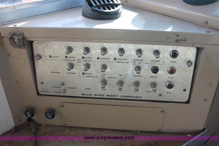 image for item E2581 1991 Blue Bird 60 school bus