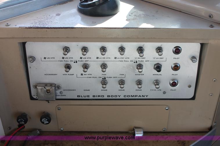 image for item E2582 1991 Blue Bird 60 school bus