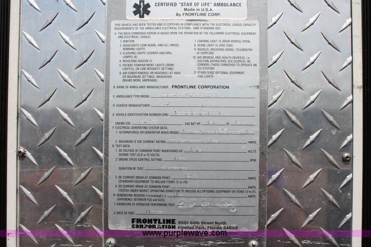 image for item E3335 1989 GMC TopKick 7000 EMS building maintenance truck