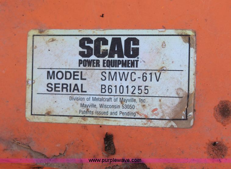 image for item E3336 Scag Wildcat mower