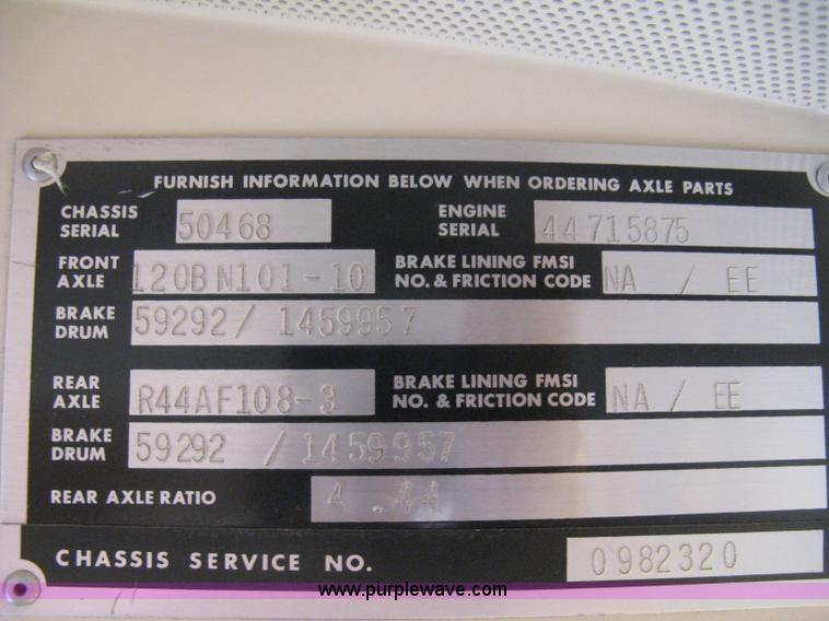 image for item E3383 1992 Blue Bird TC2000 school bus