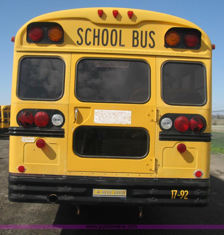 image for item E3385 1992 Blue Bird TC2000 school bus
