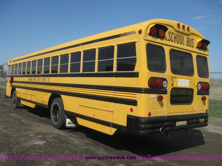 image for item E3385 1992 Blue Bird TC2000 school bus