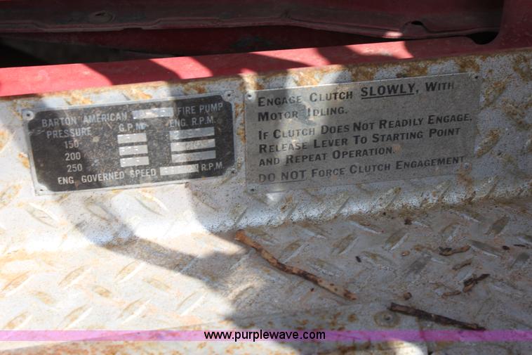 image for item E8380 1976 Ford fire engine