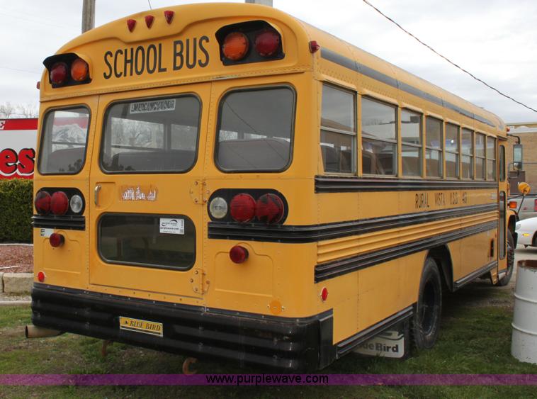 image for item F8668 1990 Chevrolet school bus