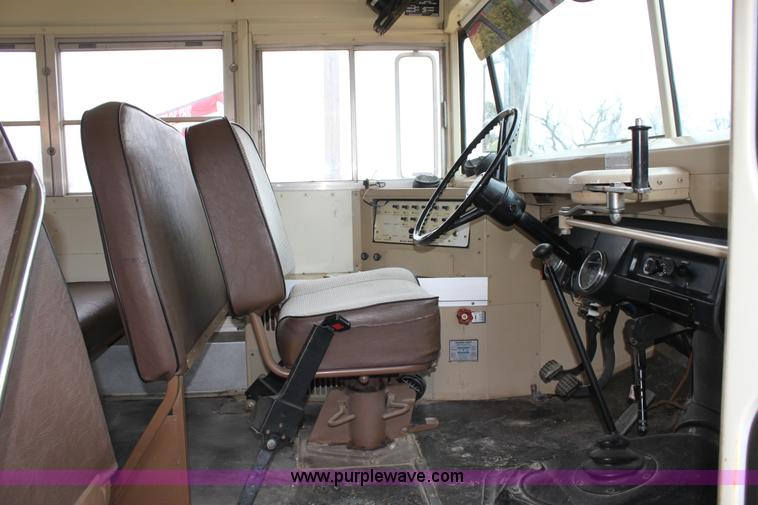 image for item F8668 1990 Chevrolet school bus