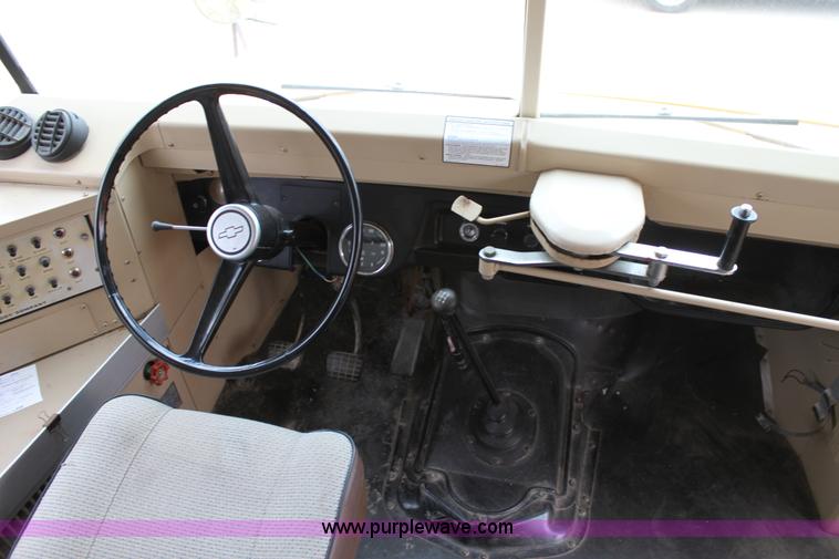 image for item F8668 1990 Chevrolet school bus