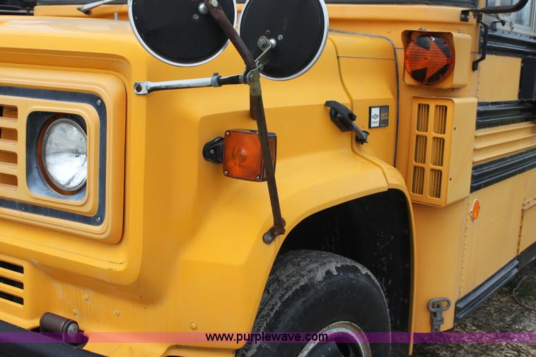 image for item F8668 1990 Chevrolet school bus