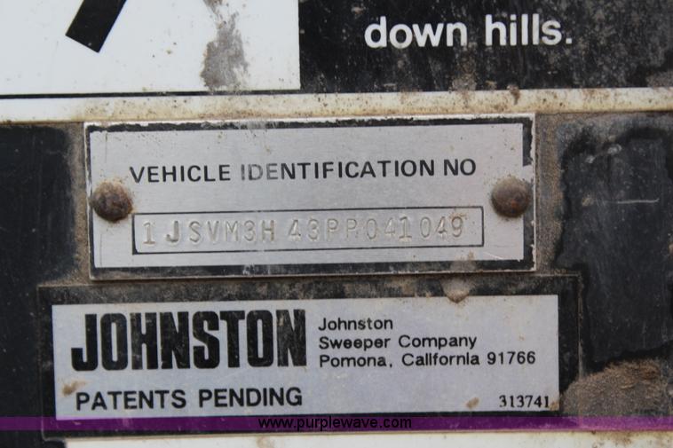 image for item G5048 Johnson J3000 street sweeper