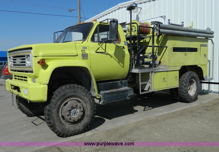 image for item G7815 1973 Chevrolet C65 fire truck