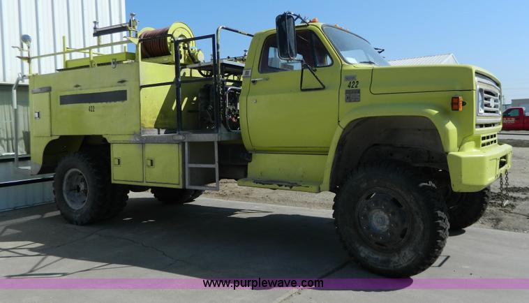 image for item G7815 1973 Chevrolet C65 fire truck