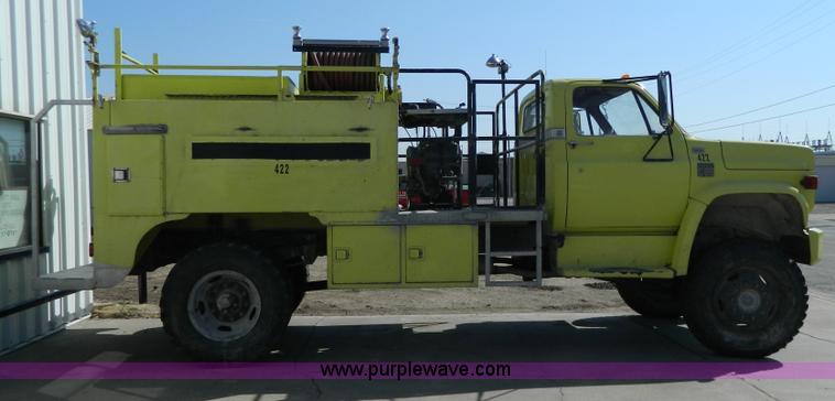 image for item G7815 1973 Chevrolet C65 fire truck