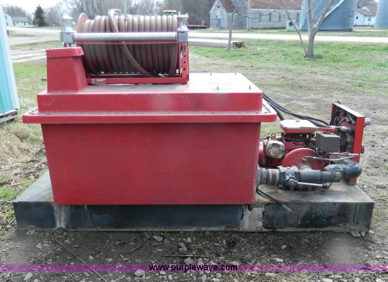 image for item G7832 Hale 300 gallon skid mount fire pump unit