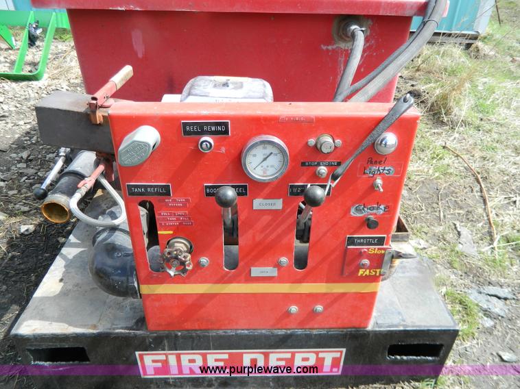 image for item G7832 Hale 300 gallon skid mount fire pump unit