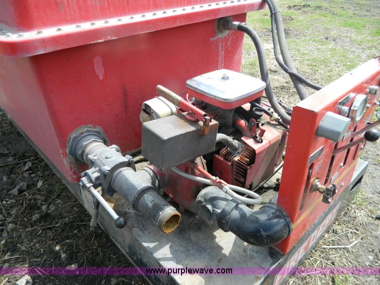 image for item G7832 Hale 300 gallon skid mount fire pump unit