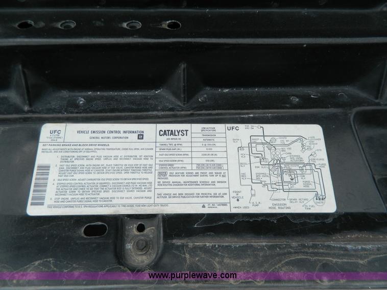 image for item W9033 1985 Chevrolet Custom Deluxe 10 pickup truck