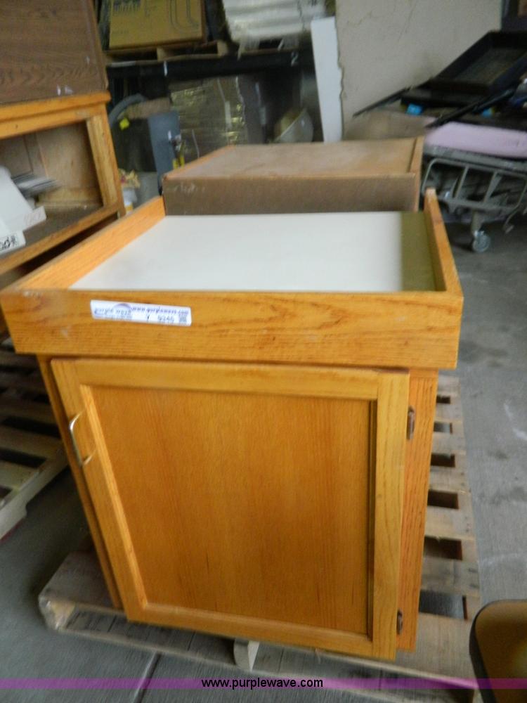 image for item Y9345 Oak cabinets