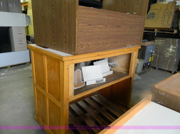 image for item Y9345 Oak cabinets