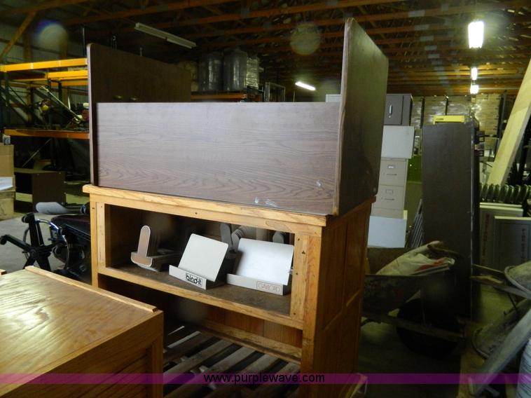 image for item Y9345 Oak cabinets