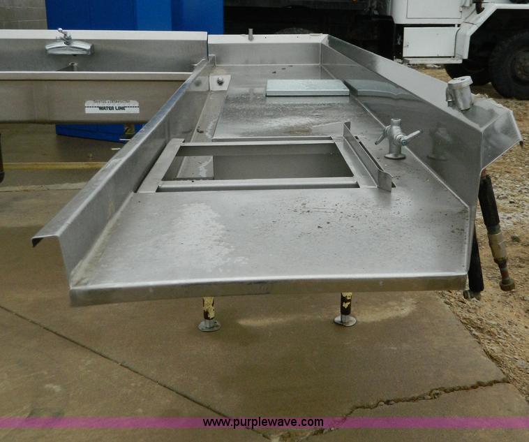 image for item Y9356 Stainless steel dish wash sink