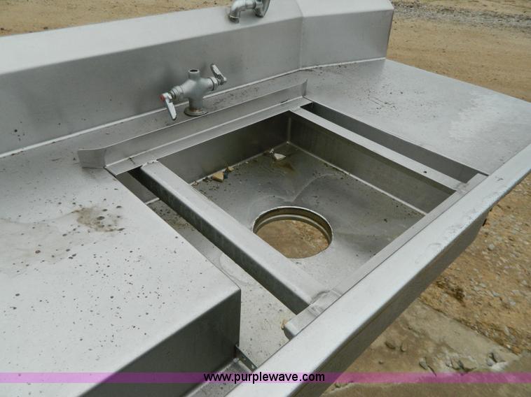 image for item Y9356 Stainless steel dish wash sink