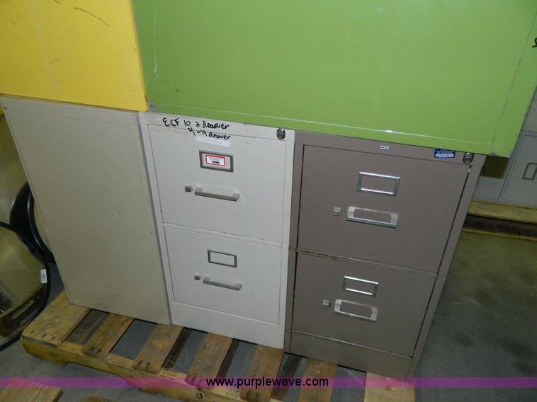 image for item Y9361 (6) two drawer file cabinets