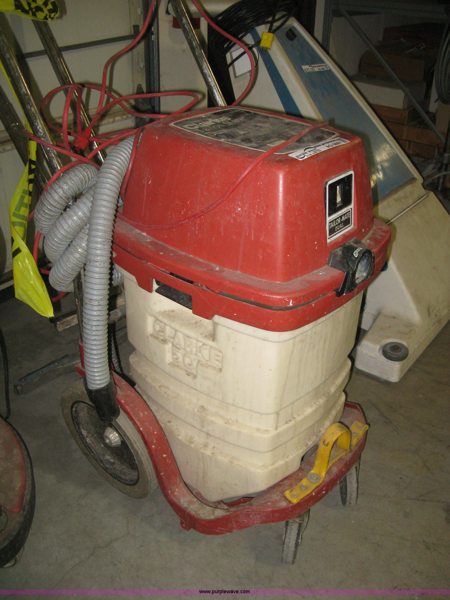 Clarke TailorMate dual wet vac in Wichita, KS Item AG9881 sold
