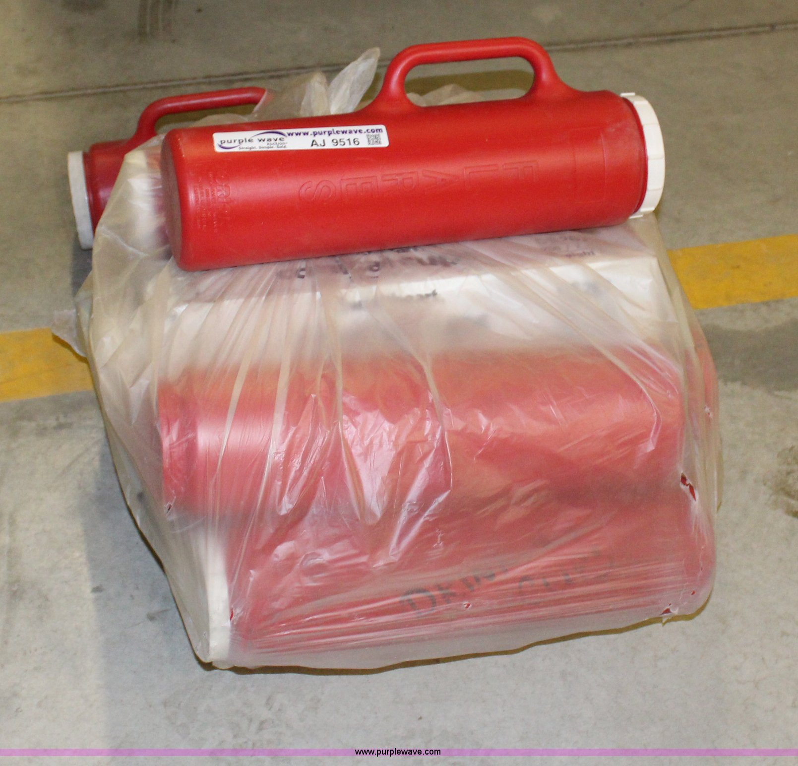 (10) plastic flare containers in Topeka, KS Item AJ9516 sold Purple