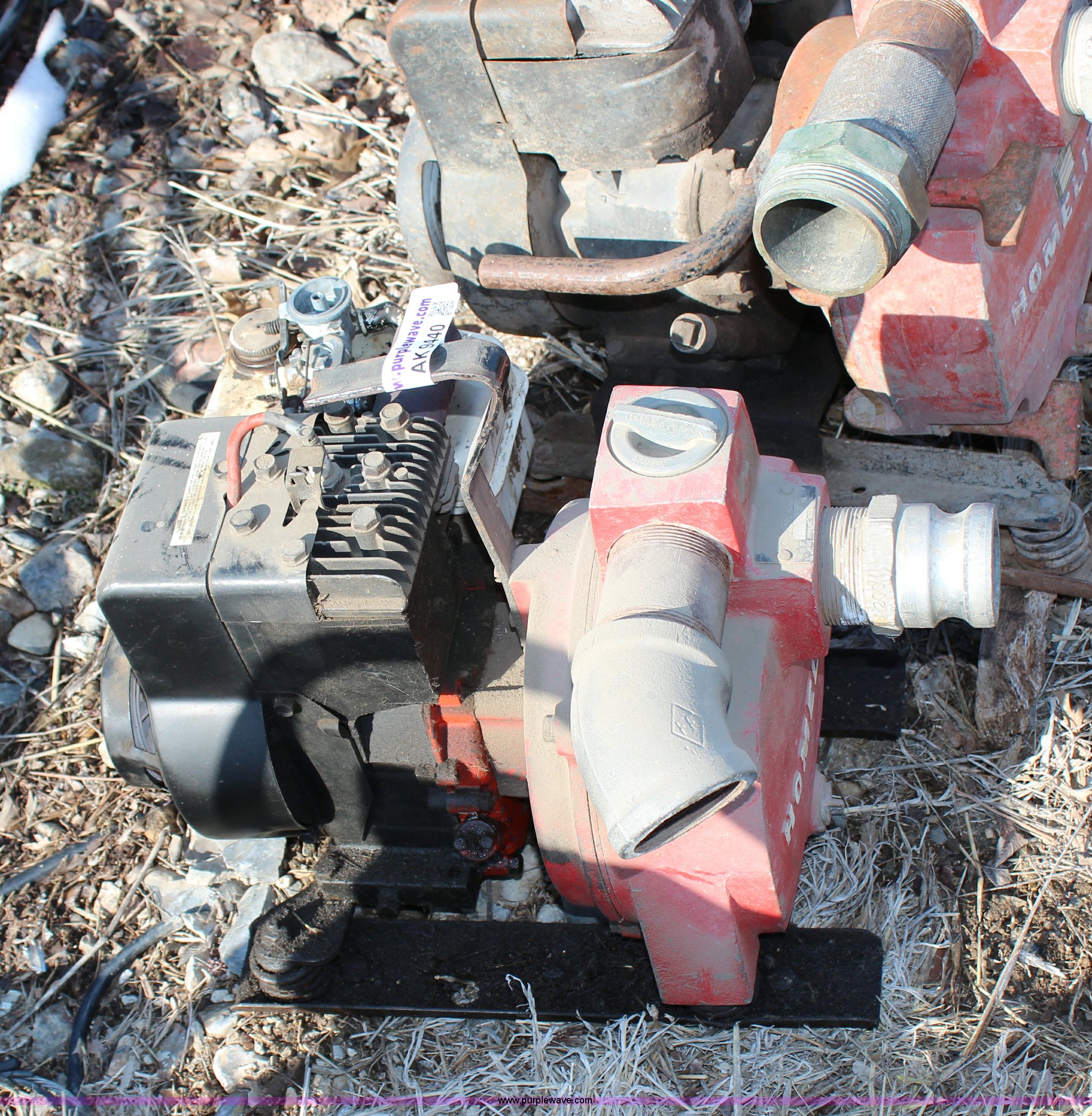 (2) Homelite 2" trash pumps in Sabetha, KS Item AK9440 sold Purple Wave