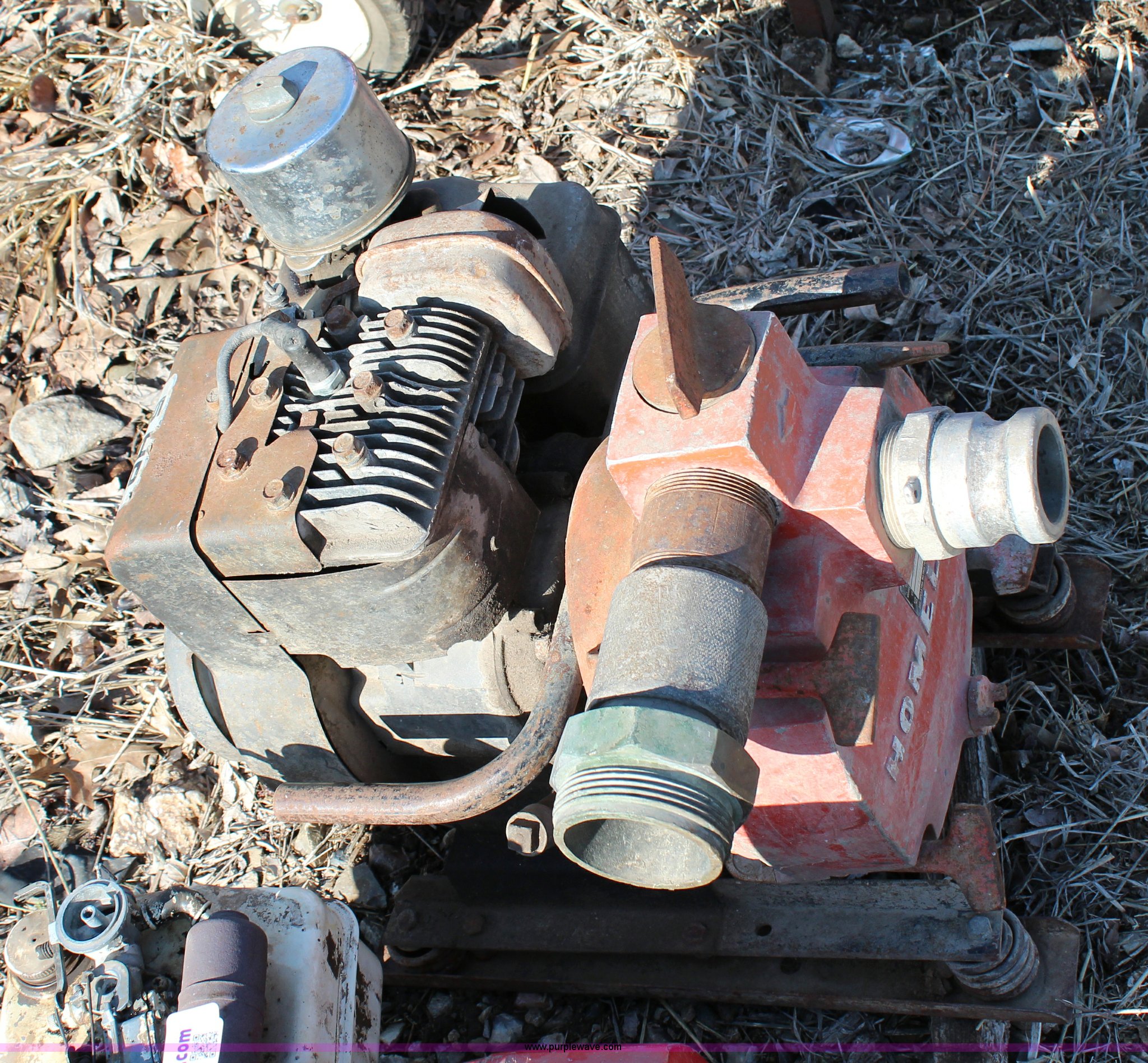 (2) Homelite 2" trash pumps in Sabetha, KS Item AK9440 sold Purple Wave