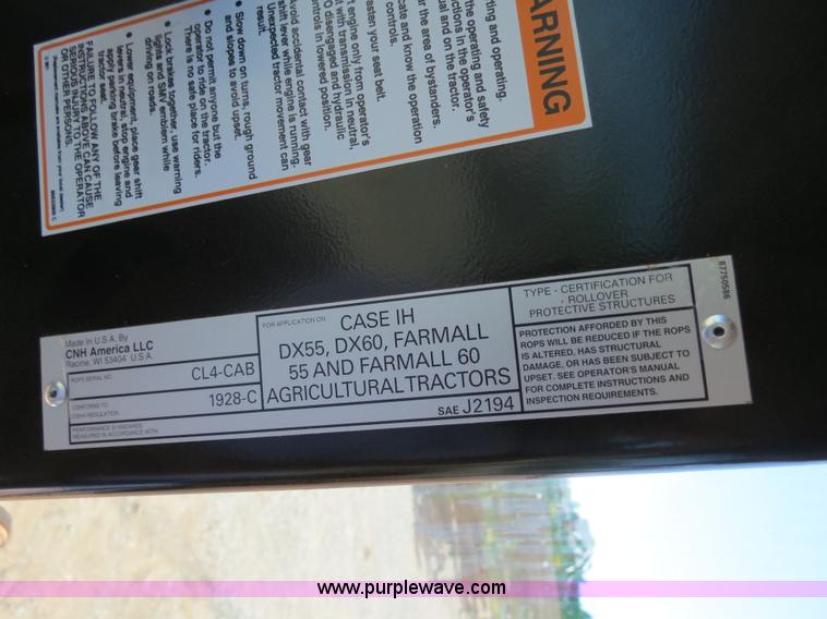 image for item B4739 2010 Case IH Farmall 60 MFWD tractor