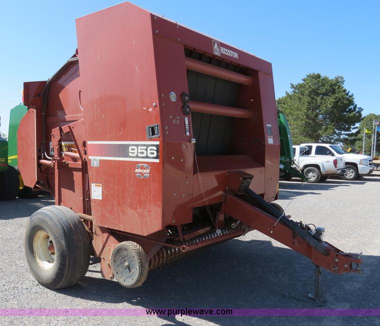 image for item B4740 2008 Hesston 956A round baler
