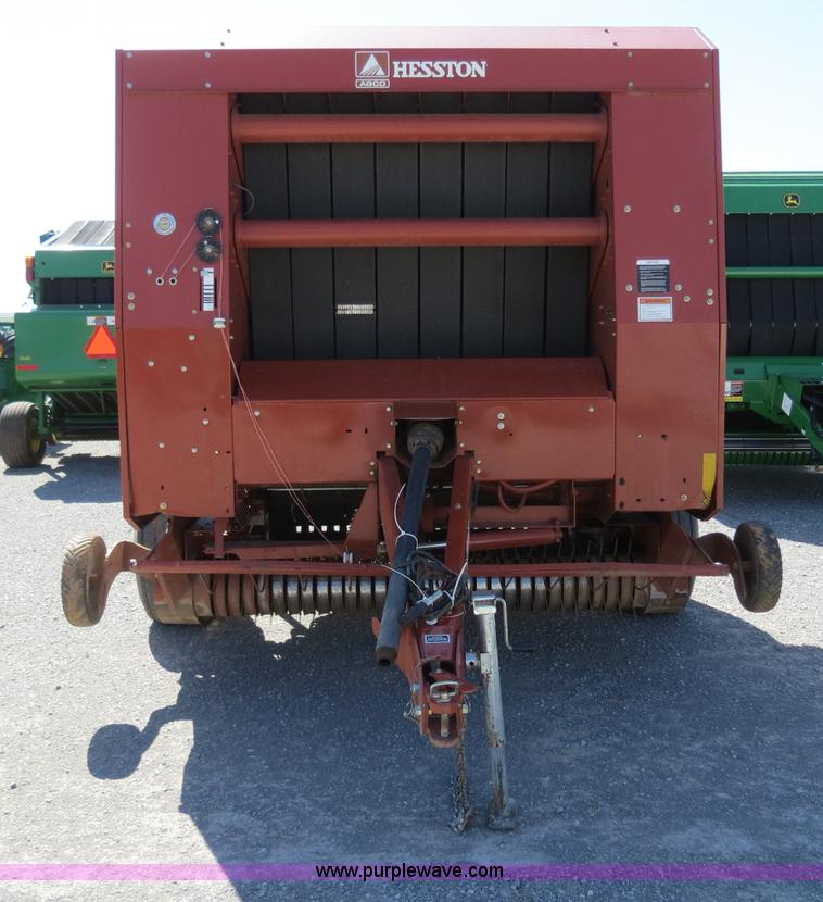 image for item B4740 2008 Hesston 956A round baler