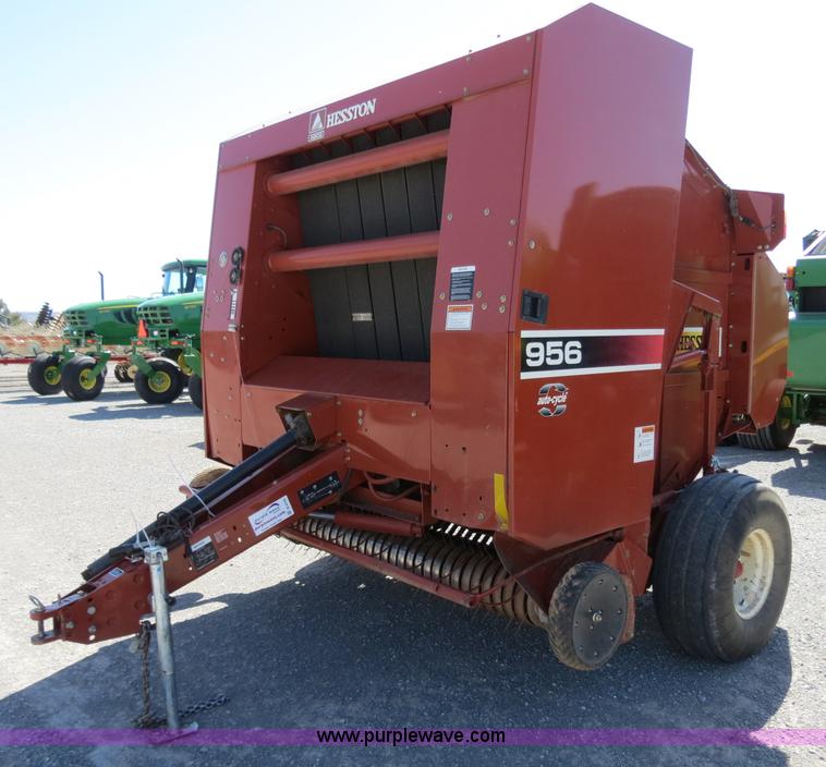 image for item B4740 2008 Hesston 956A round baler