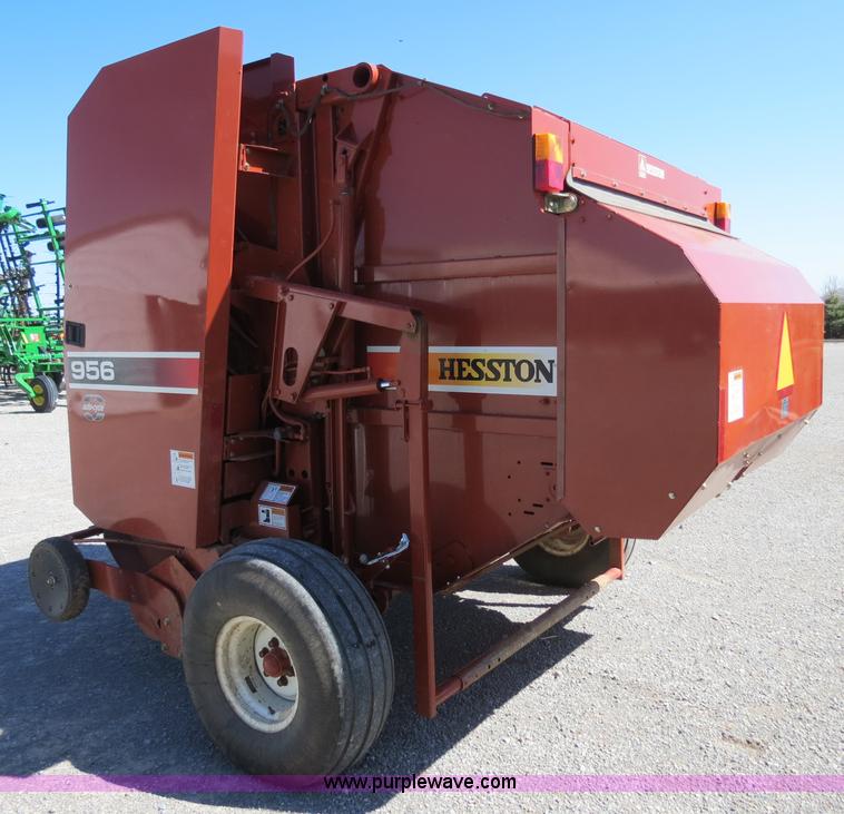 image for item B4740 2008 Hesston 956A round baler