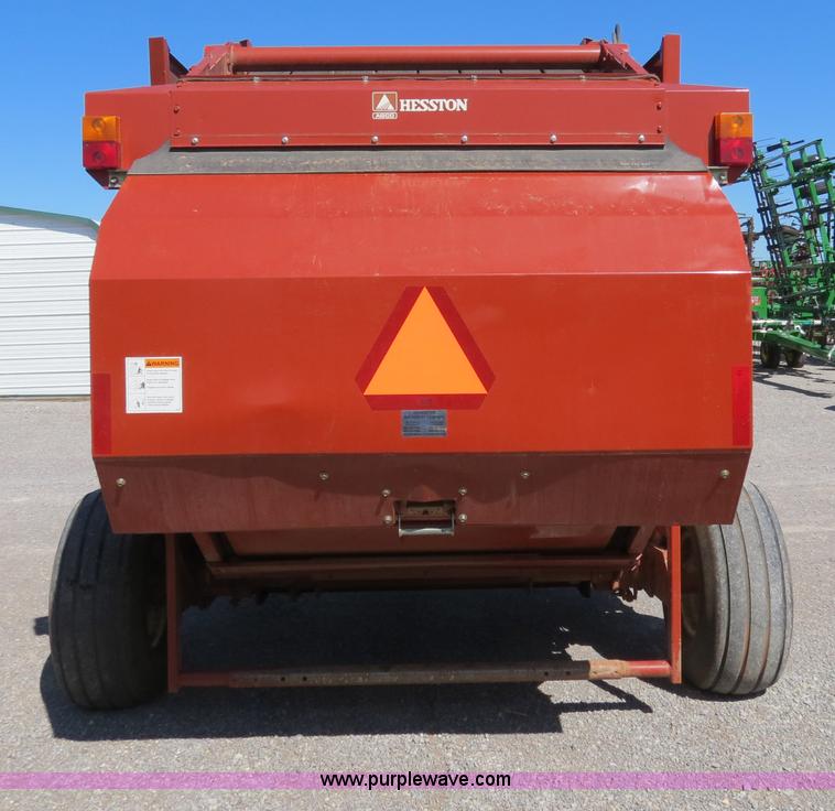 image for item B4740 2008 Hesston 956A round baler