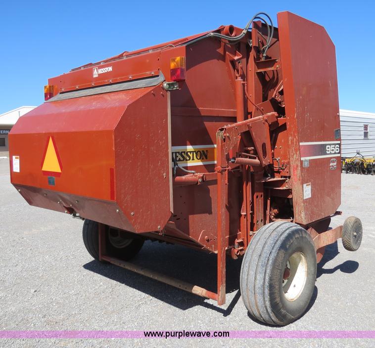 image for item B4740 2008 Hesston 956A round baler