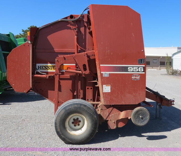 image for item B4740 2008 Hesston 956A round baler