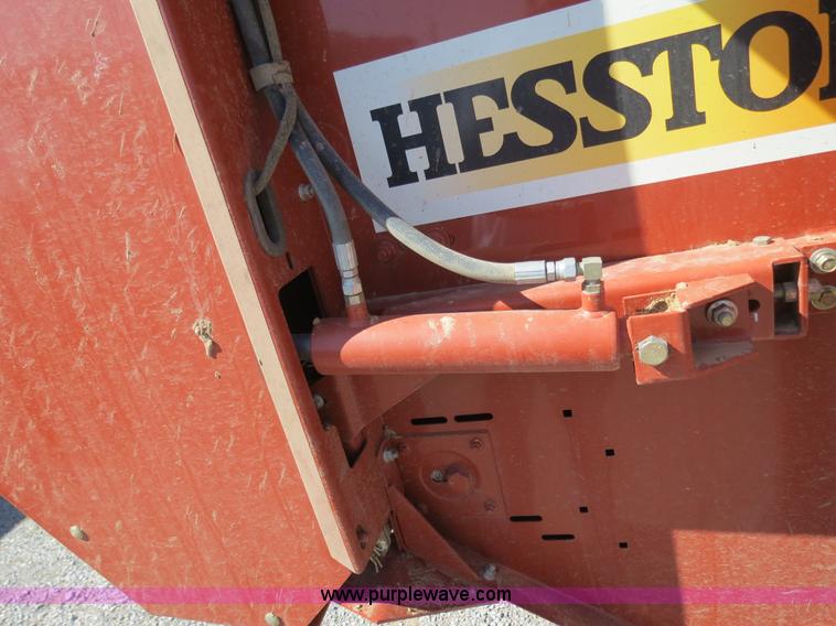 image for item B4740 2008 Hesston 956A round baler