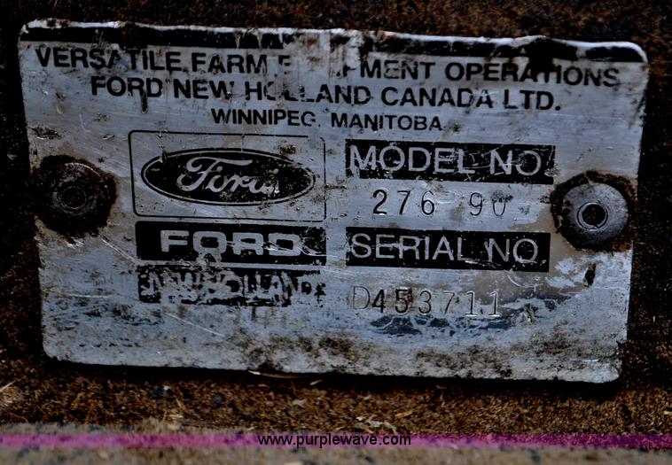 image for item C3493 1989 Ford 276 Versatile articulated tractor