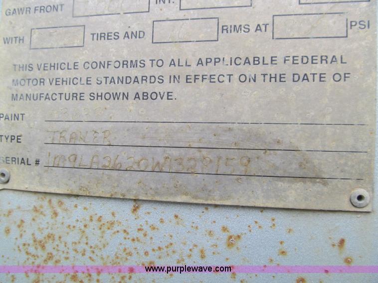 image for item D7316 1998 Trailmann 26' gooseneck livestock trailer