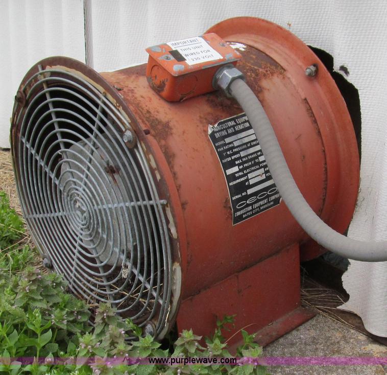 image for item E3885 Ceco aireation system for flat grain storage