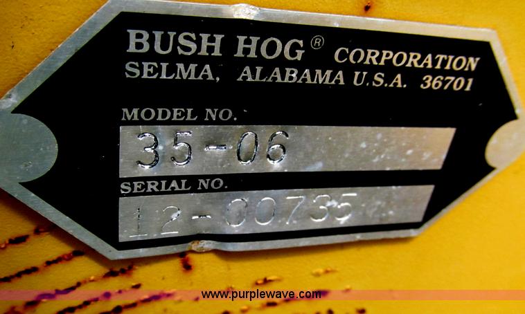 image for item E5985 Bush Hog 72" blade